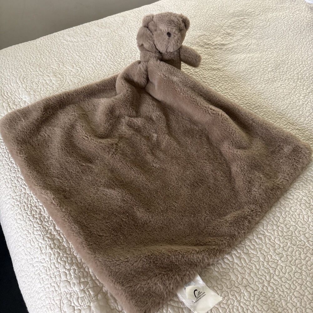 Pottery Barn Kids Baby Lovey Bear Brown